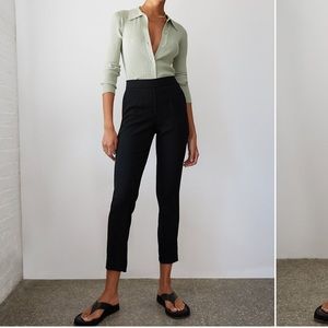 Aritzia Black Conan Pant, Cropped, Size 4